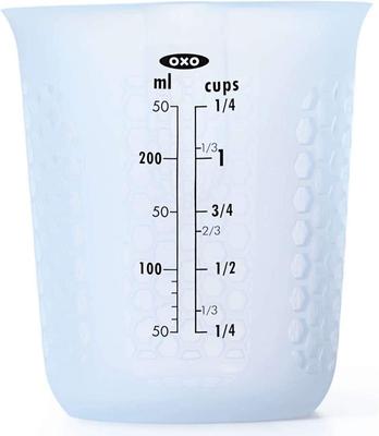 OXO Ölçü Kabı Mikrodalgaya Uygun Silikon Ölçü Kabı Küçük 250ml
