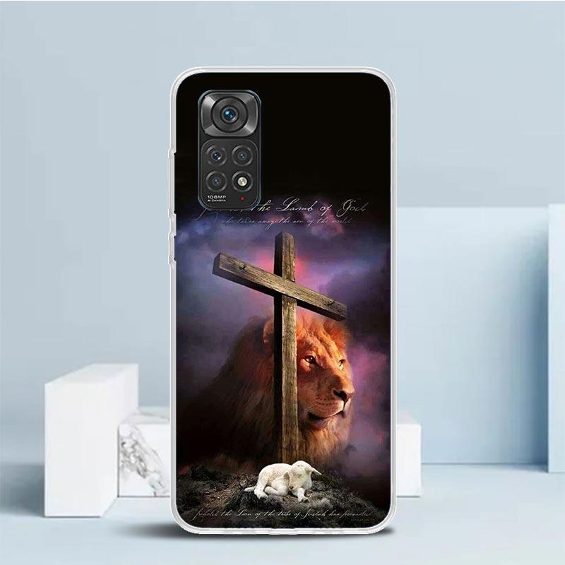 Lion Alpha Male Cub King Phone Case For Xiaomi Redmi Note 15 14 14S 13 12S 12 Pro Plus 11S 11 11T 11E 10S 10 + Soft TPU Back Cov