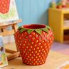 Strawberry Vase Cement Clay Mold, Plaster Flower Pot Silicone Mold, Succulents Flowerpot Concrete Mold, Pen Holder Epoxy Resin Mold