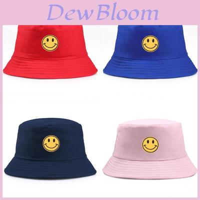 Cotton Embroidered Fisherman Hat With Sun Protection For Summer Beach And Casual Wear