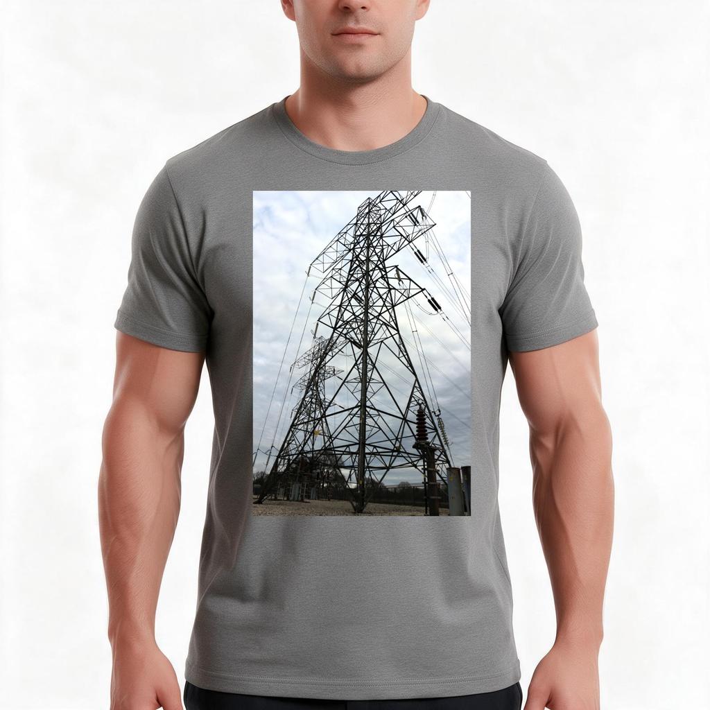 Pylon Close Up Tshirt Summer Casual Cotton Tee Oversized Streetwear Tops Vintage Graphic Print Loose Fit Short Sleeve