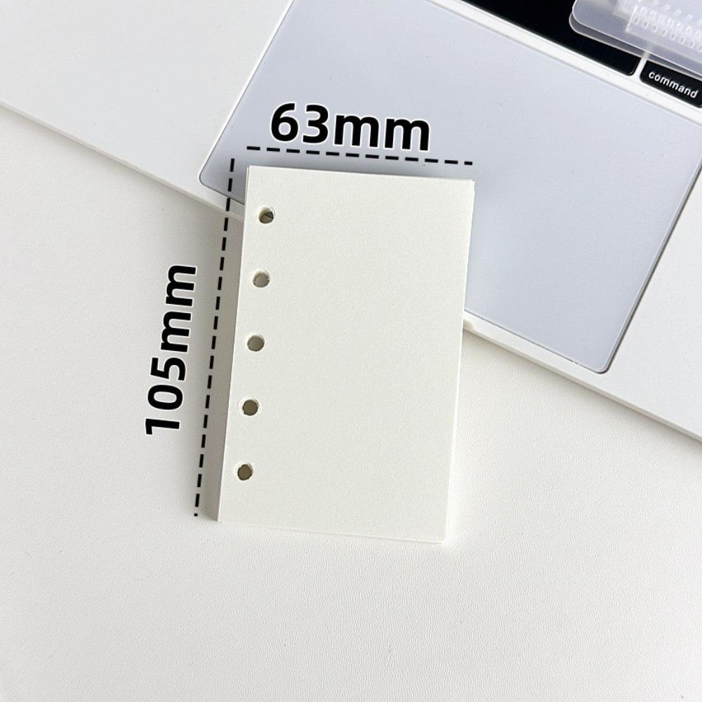 5-Ring Binder Mini Loose-leaf Notebook Faux Leather Zipper Binder Notebook  Photo Collection