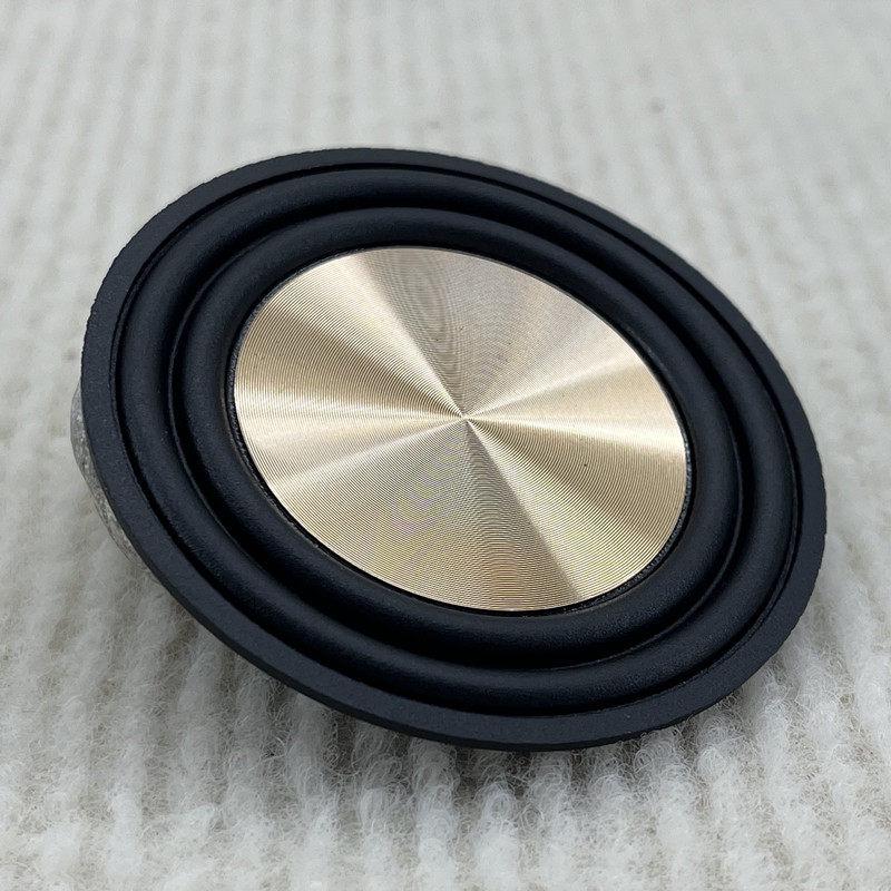 60mm Rubber Edge Metal Cone Subwoofer Vibration Speaker Diaphragm