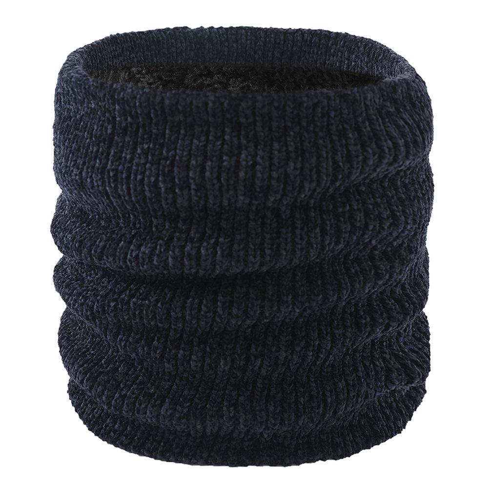 Unisex Thickened Velvet Chenille Neck Warmer and Head Cover
