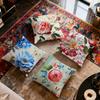 Retro Color Exquisite Flower ART Fashion Vintage Soft Comfort Pillowcase Sofa Nap Living Room Party Home Pet Decor Pillowcover