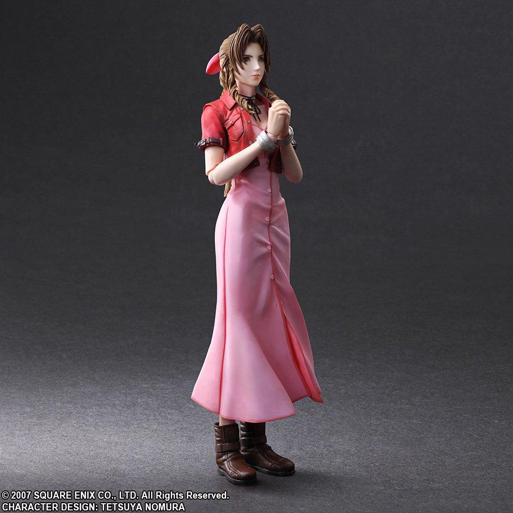 PLAY ARTS Kai CRISIS CORE FINAL FANTASY VII Aerith Painted Movable Figure
