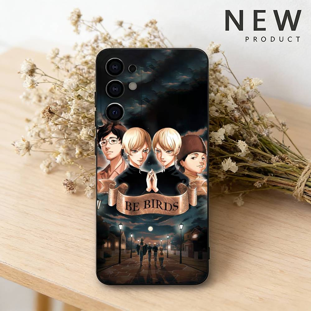 Anime Migi to D-Dali Phone Case For Samsung S26,25,24,23,22,30,21,10,9,Ultra,Plus,Lite Black Soft Case