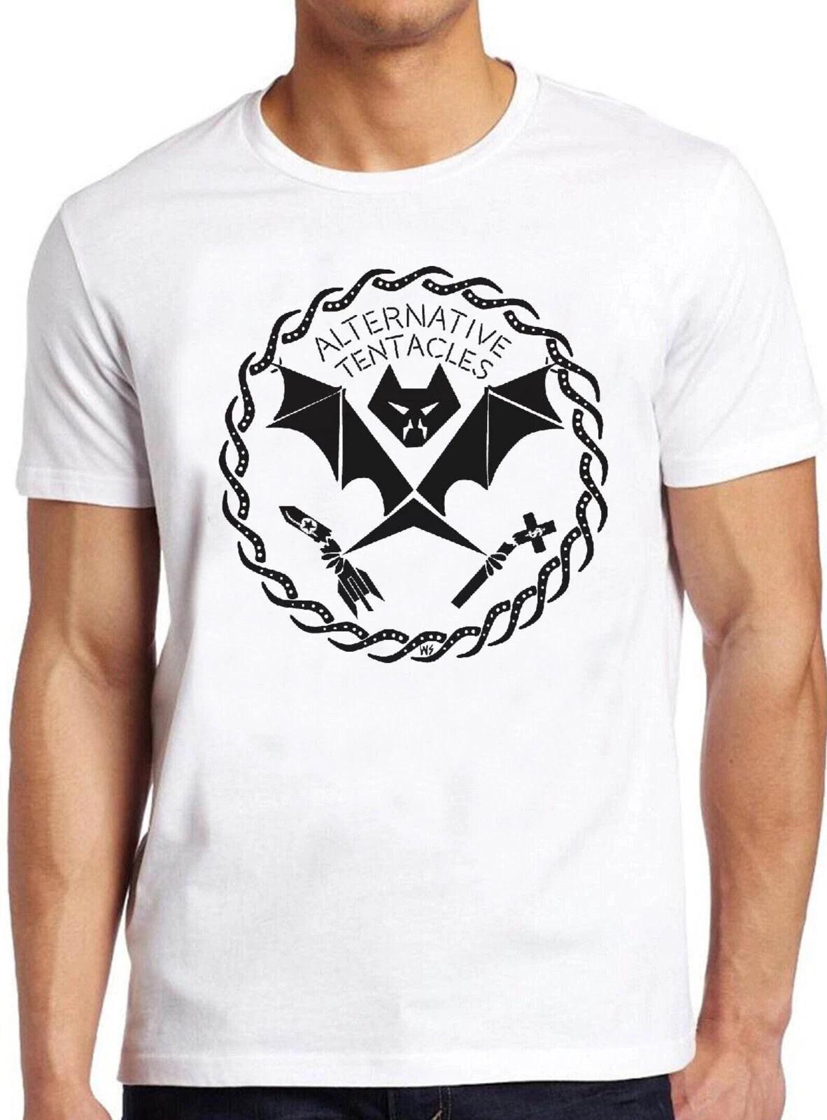 AT Alternative Tentacles Thrash hardcore  Punk rock band T shirt tee black logo XXL