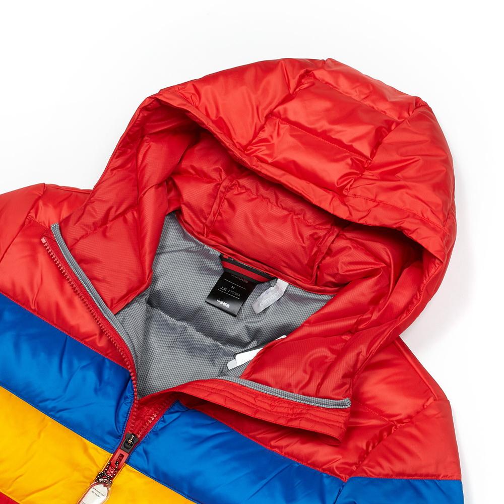 Adidas Lifestyle Casual Series Hooded Comfortable Fashion White Goose Down Jacket Men Jacket Red M68831