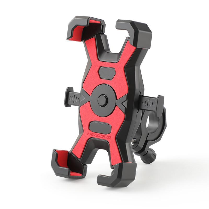 Mountain Bike Smartphone Holder Abs Stainless Steel Shockproof Navigation Mount For Cycling Enthusiasts