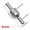 6-12mm Inline Non-return Check Valve Auminium Fuel Water Gas Air Vacuum