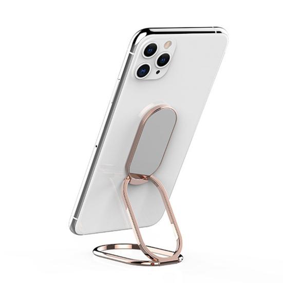 Telefonholder Magnetisk Vinkelabsorpsjon Sammenleggbar Justering Sklisikker Bunn Telefon Ryggmontert Ring Mobiltelefonstativ Forsyning