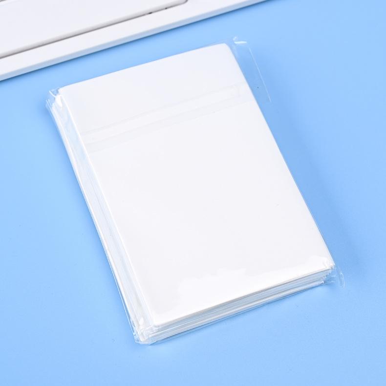 50pcs/Pack 61x91mm Ins Kpop Idol Card Sleeves Top Loaders Cards Protectors-Pink Back To School