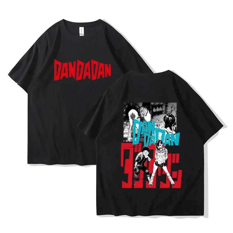 Dandadan Okarun Men Women Breathable Classic 2000s University Pastel T Shirt Korean Clothes Aesthetic Hip Hop Pastel
