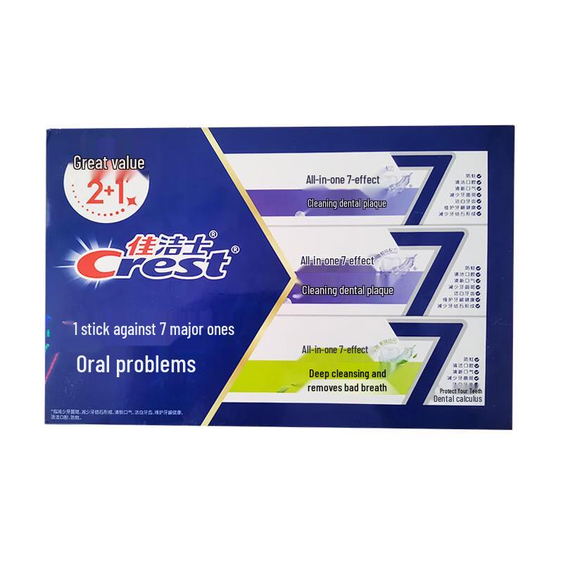 Crest 7-Effect & Deep Clean Toothpaste Twin Pack
