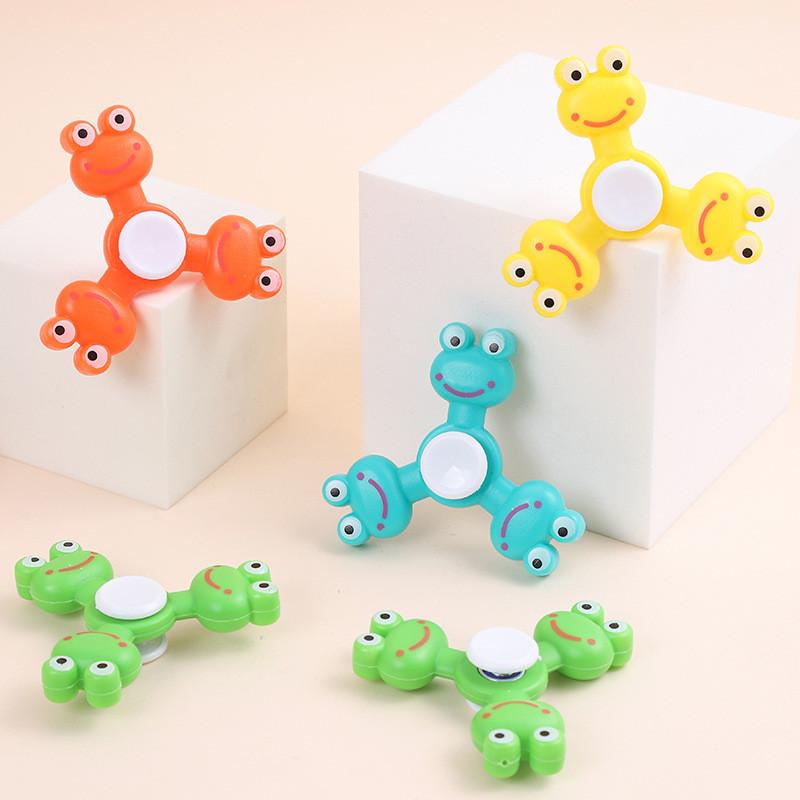 Kids Frogs Shap Fidget Spinner Toy With Pp Material For Stress Relief And Sensory Play