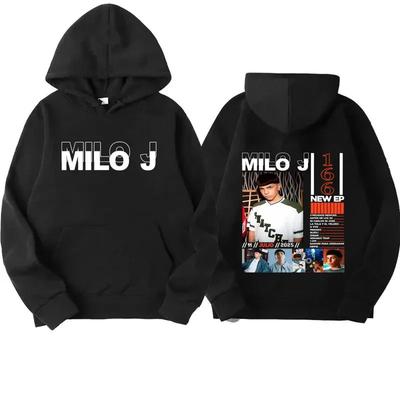 Rapper Milo J 511 Music Album Merch Aesthetic Printed Men Fashion Hoodies Men Hooded Sweatshirts Fashion Casual Pullovers Hoodie