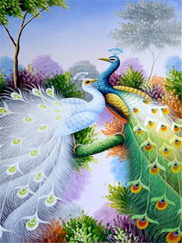 

5D DIY алмазная живопись животные вышивка крестиком ремесло полная круглая дрель собака кошка тигр горный хрусталь мозаика подарок украшение дома картина 20x30CM