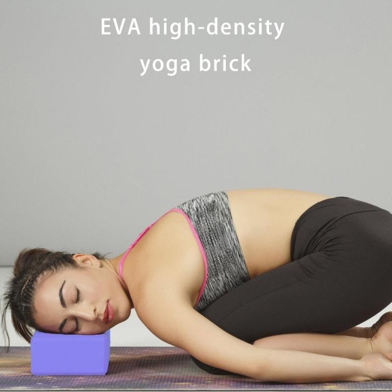 High Density Foams Yoga Brick Soft NonSlip Supportive Foams Block for Yoga, Fitness, Pilates, Stretching and Toning