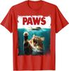 Süße Pfoten Katze jagt Maus Kätzchen Parodie Hilfe Unisex T-Shirt 9