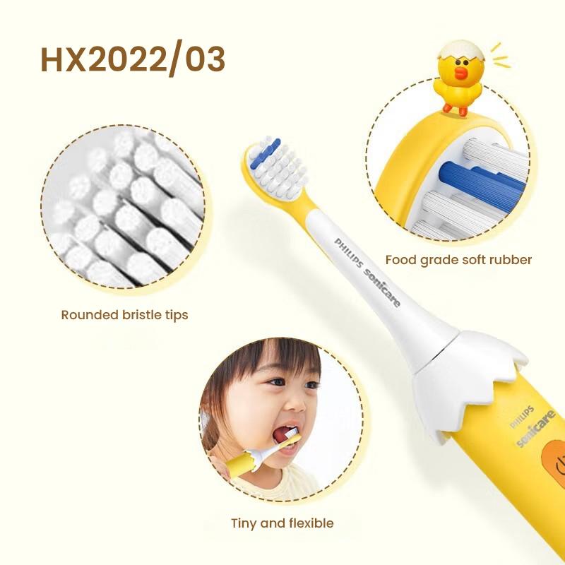 Philips HX2022 Насадки для зубных щеток белый/жёлтый — фото 2