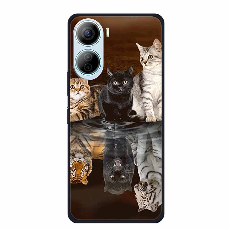 For ZTE Libero 5G IV Case Luxury Cartoon Silicone TPU Back Cover Soft Phone Cases for ZTE Libero5G IV A302 Protective New Fundas