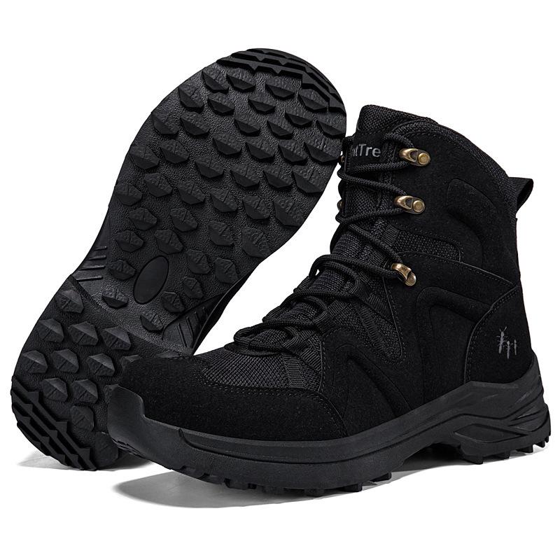 Men s Tactical Outdoor Mountaineering & Hiking Military Boots 44 чёрный