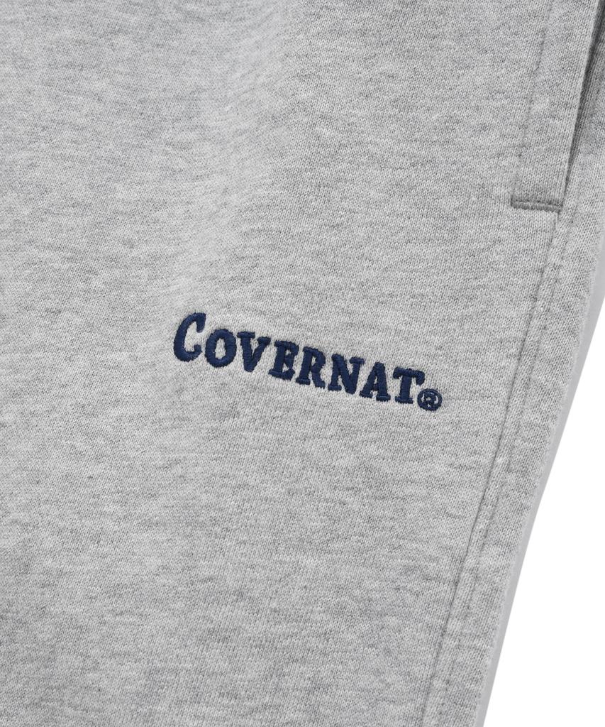COVERNAT Authentic Logo Sweat Jogger Pants Melange Grey
