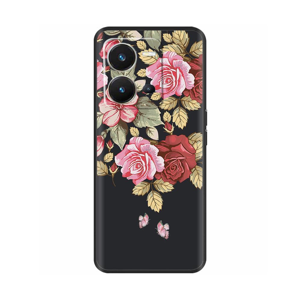 For Vivo V25 / V25 Pro 5G Case Soft Silicone Phone Back Cover For Vivo V25 V 25 VivoV25 Pro 5G V25E 4G Protective Shell Bumper