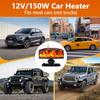 Car Heater,12V Fast Heating and Cooling Fan Portable Windshield Defogger and Defroster Plug into for Car RV SUV (Black)