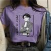 New Levi Ackerman T Shirt Fashion Anime Harajuku Tees Casual Round Neck Loose T Shirt