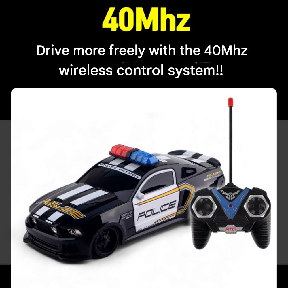 Mașinuță Poliție CK RC Jucărie Funcțională, Culori Asortate, 1 Set