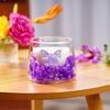 Dubbelväggiga Kaffemuggar i Glas med Torkade Blommor 150ml Värmetålig Glasmugg för Hemkontor Eftermiddagste Koppar Unika Gåvor för Kvinnor