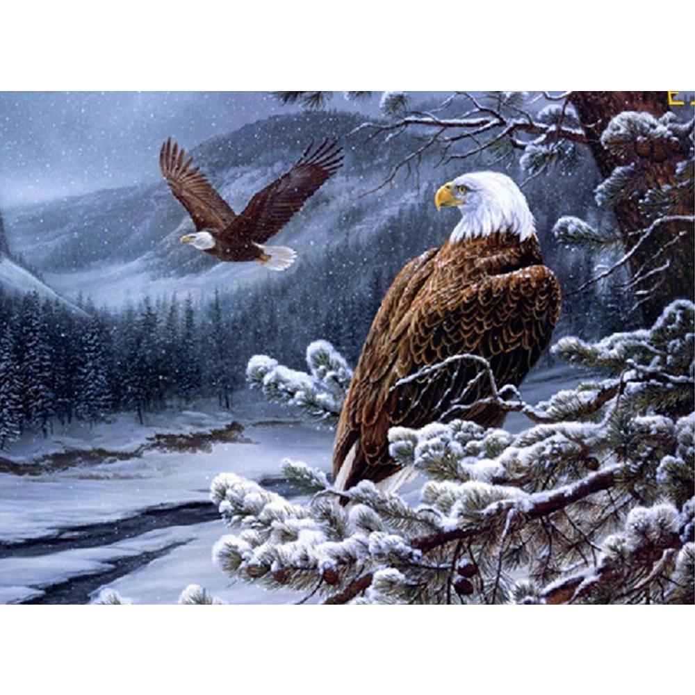 

ЗООЯ DIY 3D Алмазная картина Животное Орел Вышивка Крестом Ремесло Стежок Домашний декор