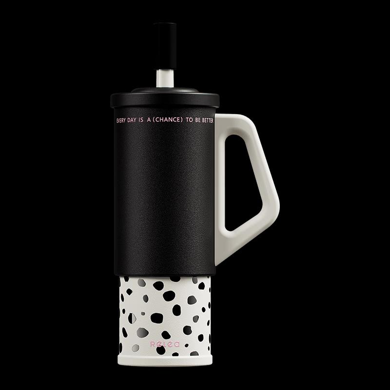 RELEA Dual-Drink Insulated Stainless Steel Tumbler