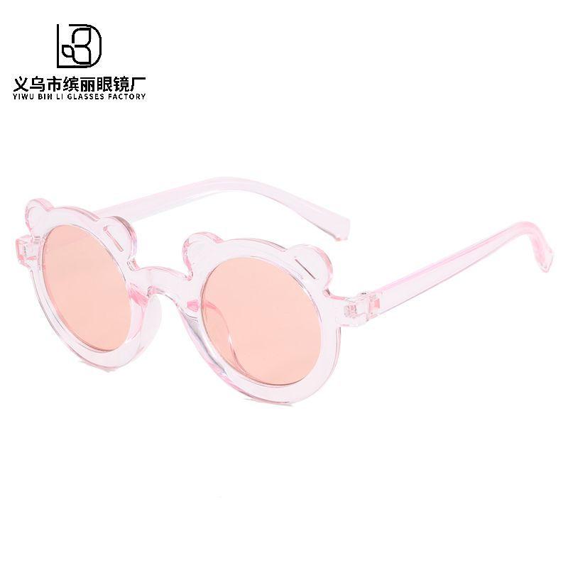 Children'S Sunglasses Baby Cute Cartoon Bear Sunglasses Children Photo Glasses Boys And Girls Sunshade Sunscreen
