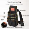 Industrial Strength Adjustable Tool Bag Waist Band 600D Polyester MultiLayer Design Pouch For Professional Technicians