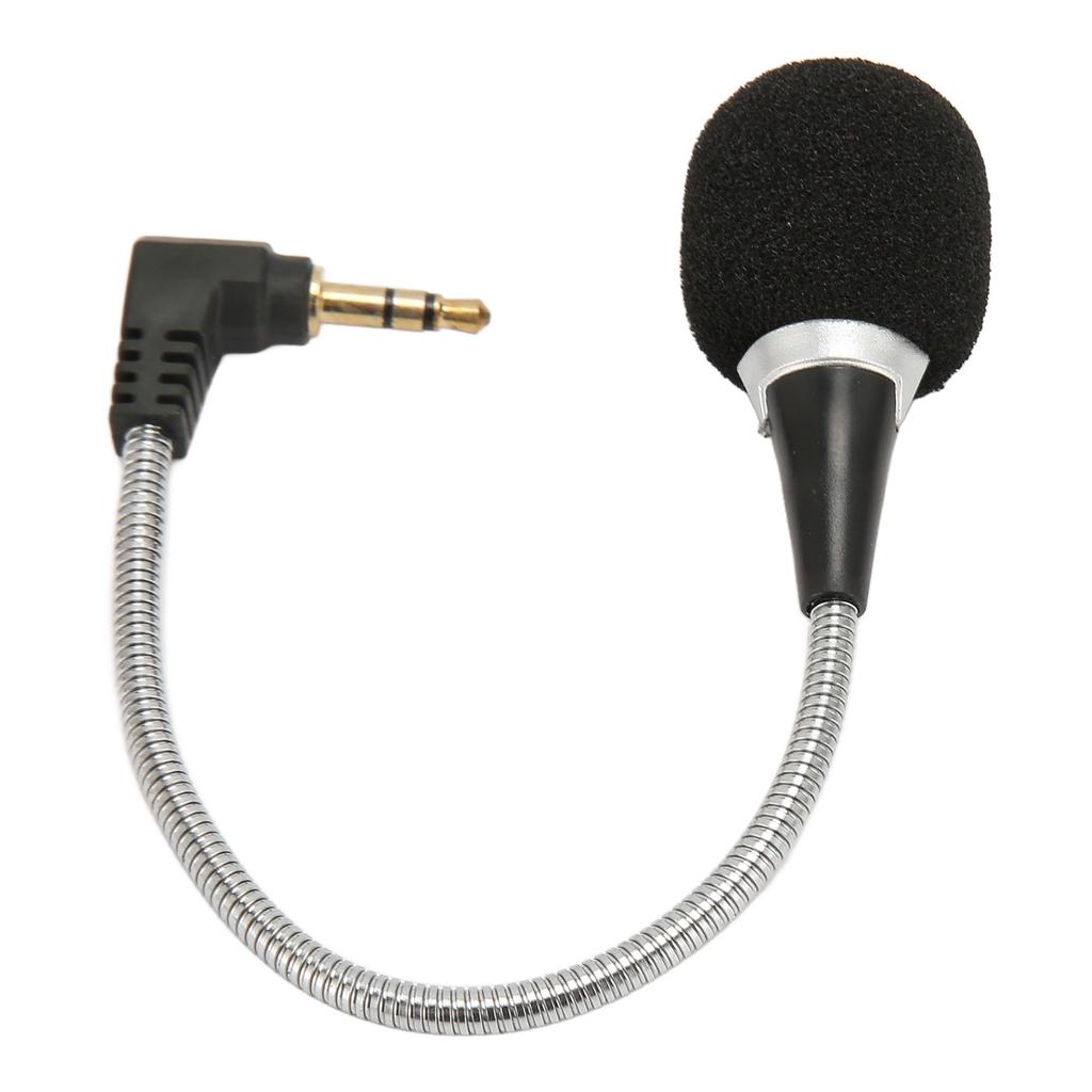 Mini Condenser Microphone Noise Reduction Professional Flexible Gooseneck Microphone for Laptop Computer