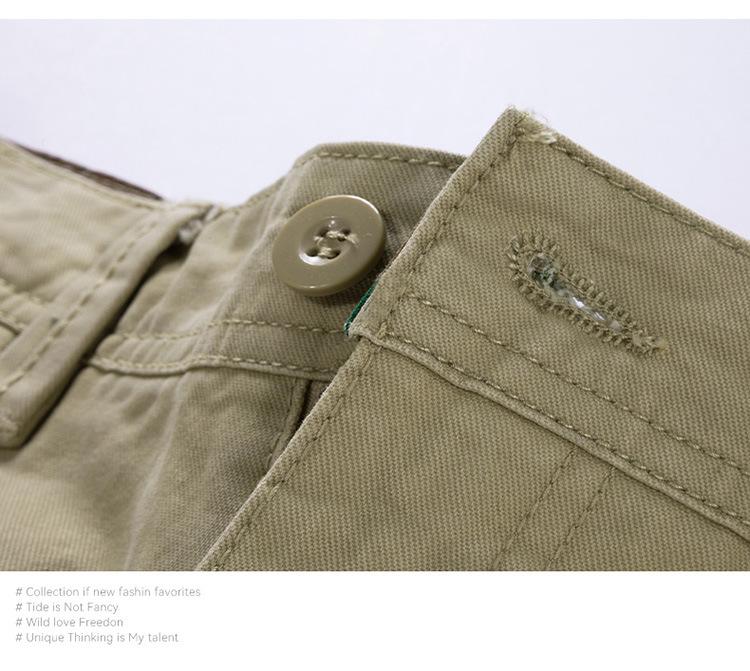 Herren Sommer Cargo Shorts - Vielseitige Japanische Trend 5-Punkt Hose