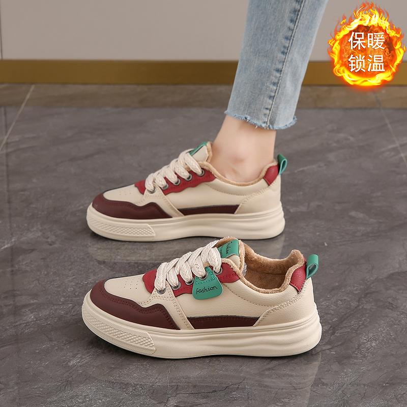 Spring casual board shoes new lightweight sports shoes warm cotton shoes