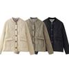 European & American Women's 2025 Retro Fashion Loose Leopard Print Cotton-Padded Jacket