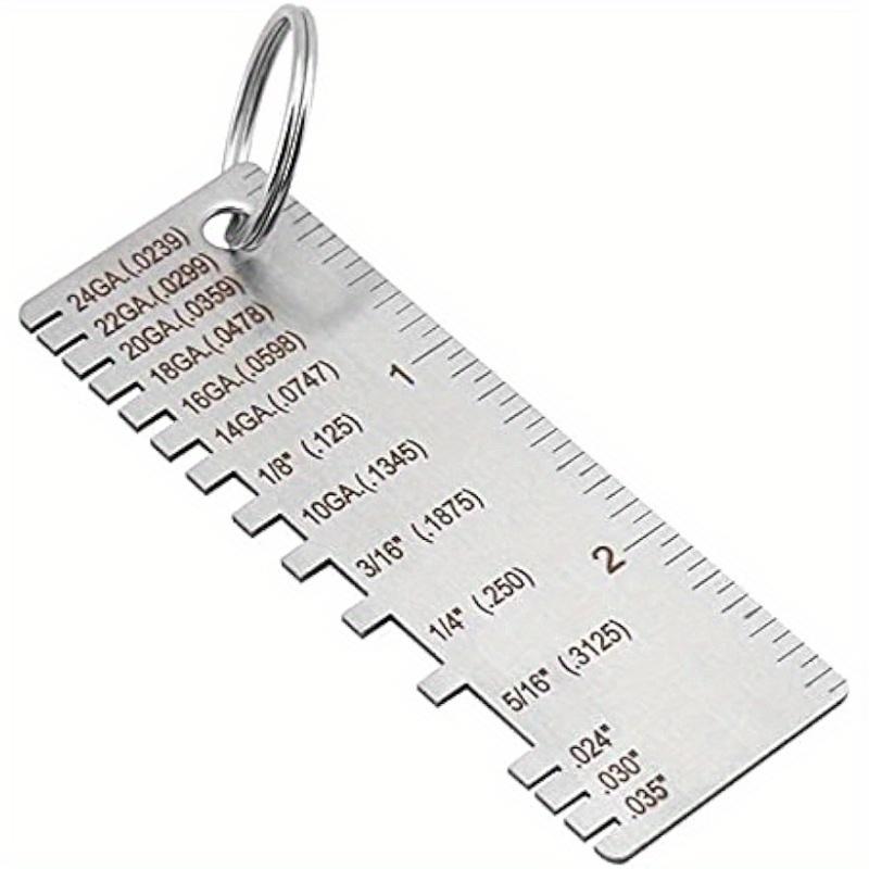 Metal Thickness Gauge, Welding Gauge, Coating‑Thickness Tester, Measuring Tool for Metal Wire Rod
