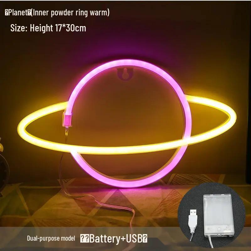 LED Neon Atmosphere Lights for E-sports Room & Broadcast Background Decor