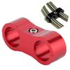 6AN Hose Separator Clamp Divider Clip Aluminum Alloy Fitting Bracket for FuelCelsiusOilCelsiusBrakeCelsiusGas Line