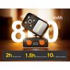 LED Video Light Fit for Pocket 3 Action Camera Adjustable Brightness Portable Type C Rechargeable LED Fill Light
