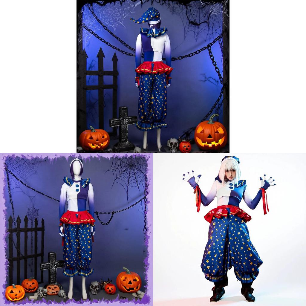Five Nights At Freddys Security Breach Moondrop Cosplay Jacket And Pants With Game Theme For Party Cosplay