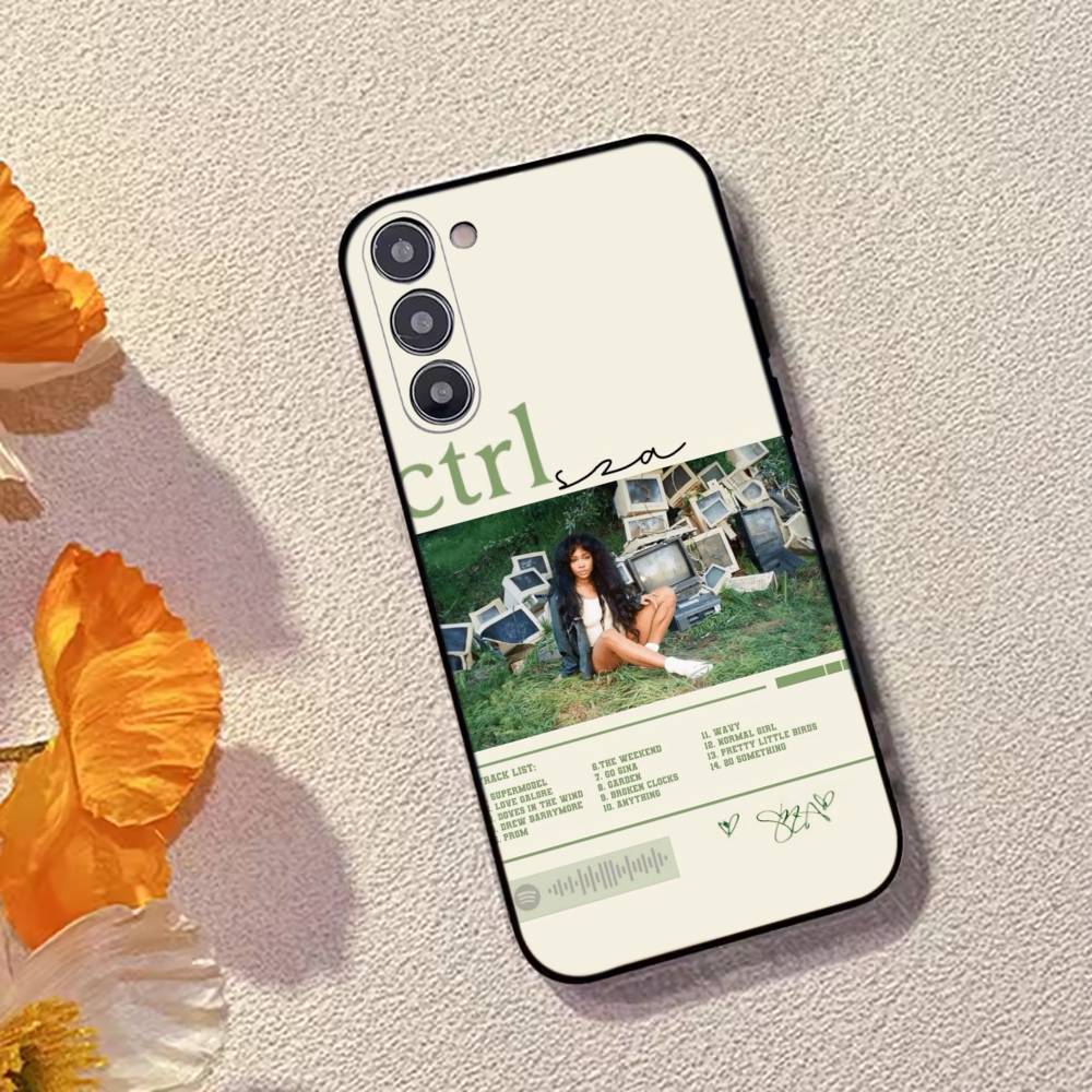 Fashion Singer For S-SZA Phone Case Black Silicone Soft For Samsung Galaxy A73,A72,A71,A70,A53,A52,A51