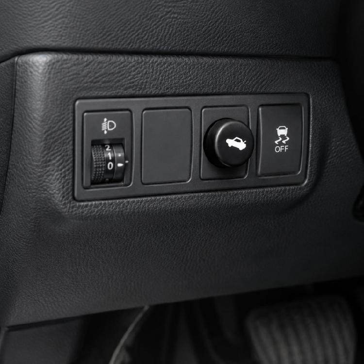 Cargo Access Trunk Release Button for 2010-2015 Model Years, Rear Button Part 22734487 with Black Round Icon Cap for Repair Use Part
