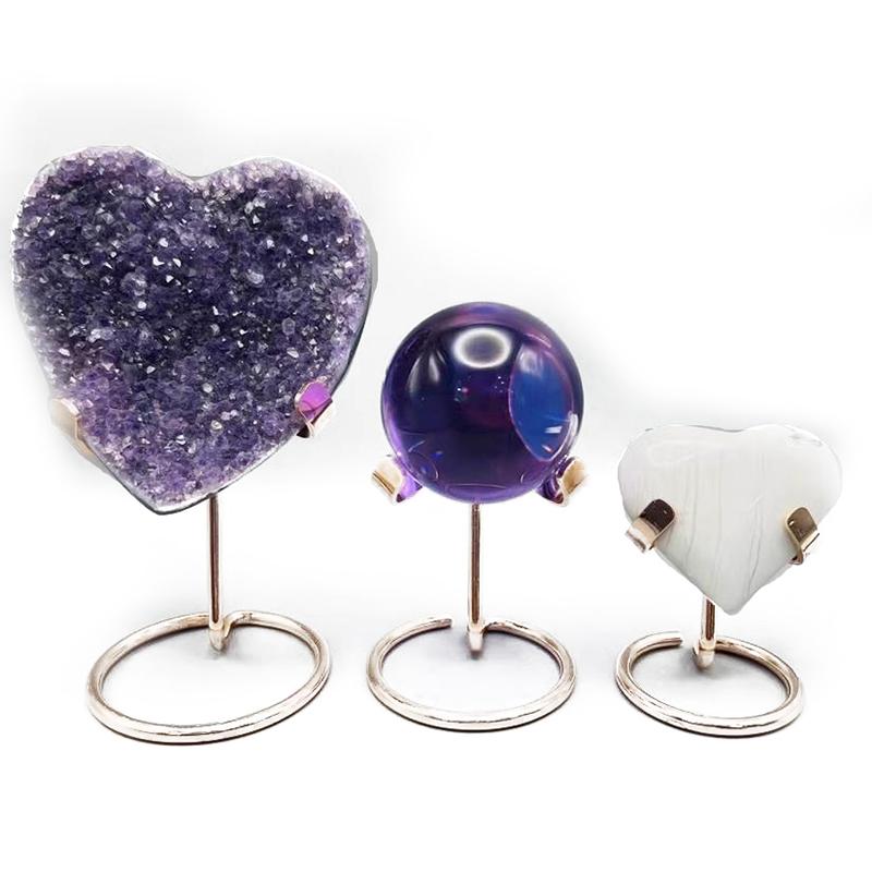 

1Pcs Love Chip Bracket Crystal Ball Bracket Display Display Stand Decorative Ornaments Crafts