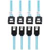 Chenyang SAS 4 SATA Male Internal Host To 4 SATA Male Target Hard Disk 6Gbps Data Server RAID 50cm 7-Pin 7-Pin Cable,